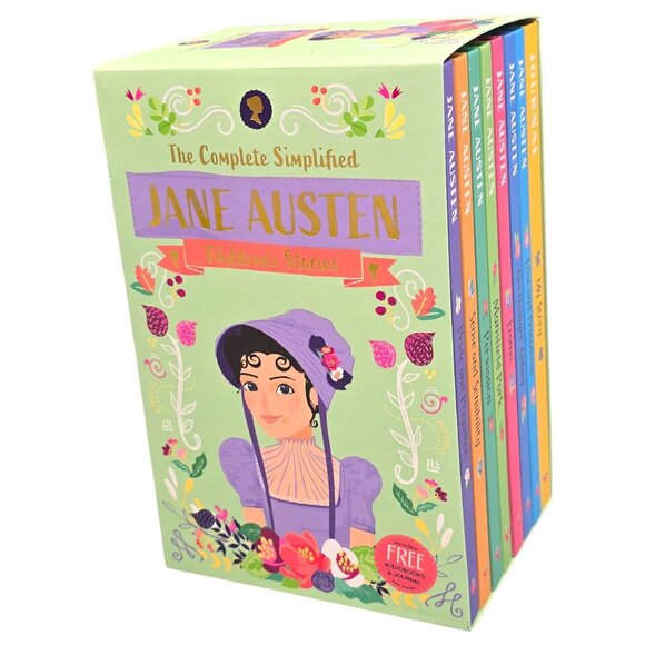 Sweet Cherry Publishing Other - Jane Austen 8 Book Box Set with Journal Children Stories HARDCOVER Easy Classics